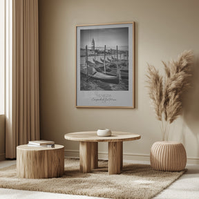 In focus: VENICE Grand Canal and St Mark&#039;s Campanile Poster