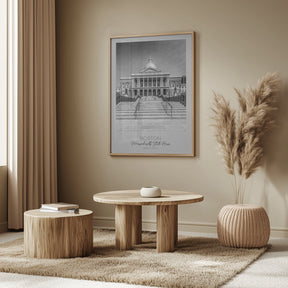 In focus: BOSTON Massachusetts State House Poster