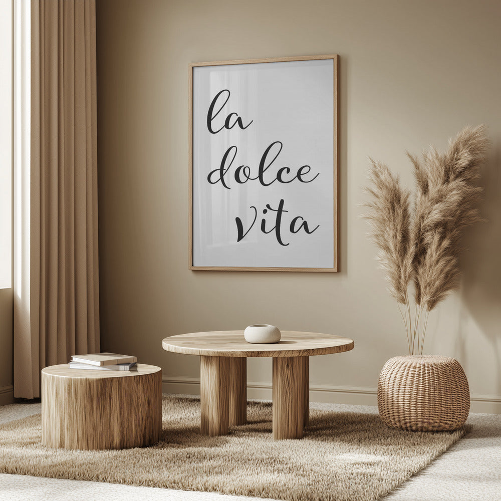 La dolce vita - sweet life Poster