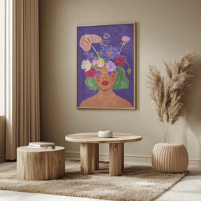 Flower head Poster