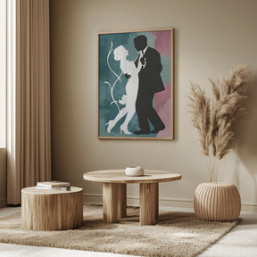 Elegant Couple Dancing Poster