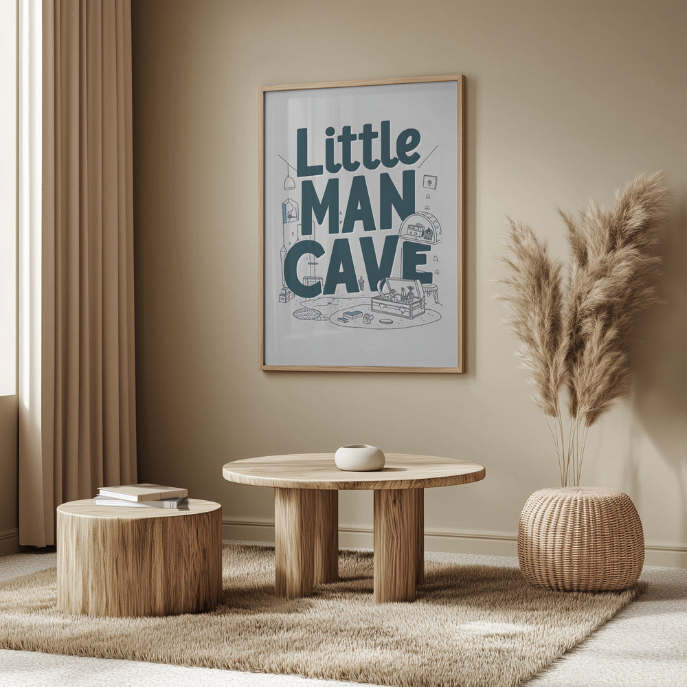 Little Man Cave Poster