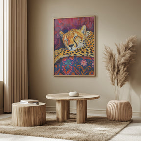 Resting Cheetah Poster