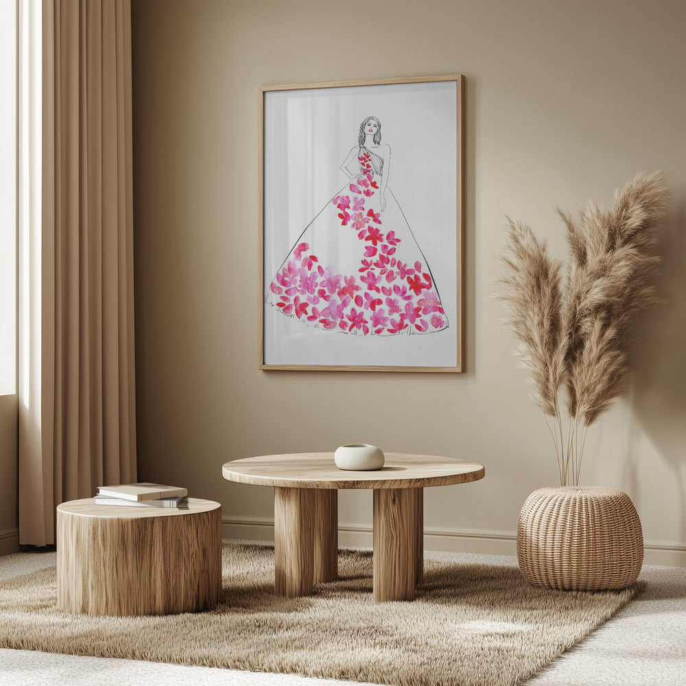 Oleta fashion illustration Poster