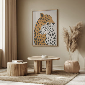 Leopard Mom Poster