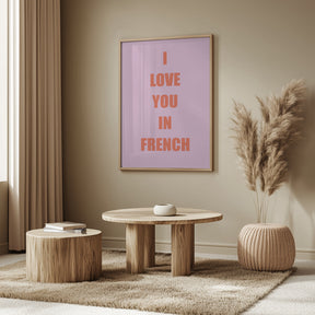 Frenchloveorange Ratioiso Poster