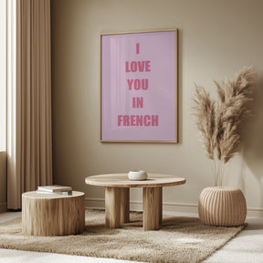 Frenchlovepink Ratioiso Poster