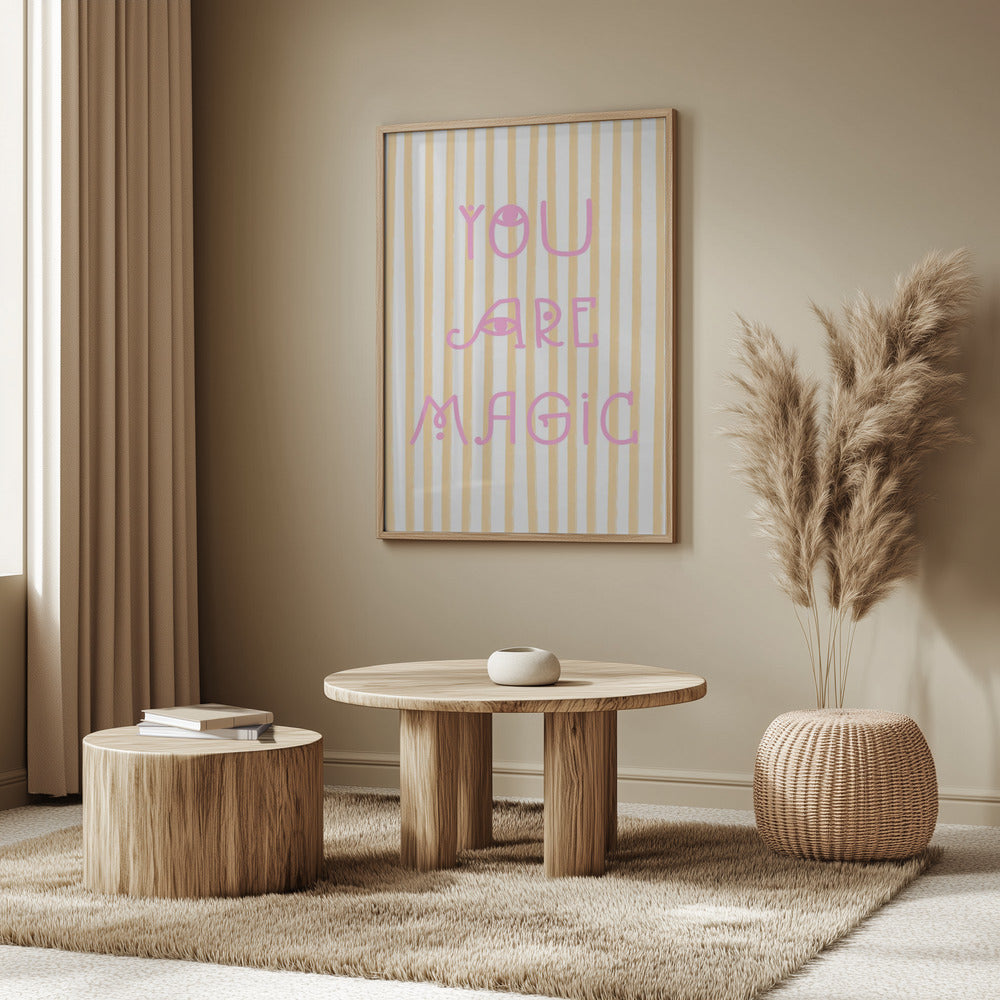 Magicstripespink Ratioiso Poster