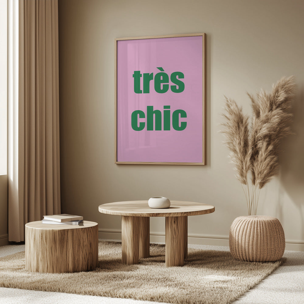 Treschicpinkgreen Ratioiso Poster