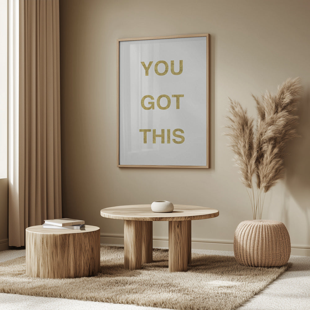 Yougotthiswhitegold Ratioiso Poster