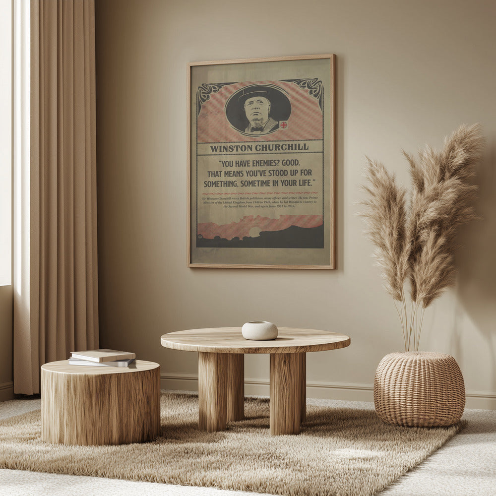 Churchill Print Poster