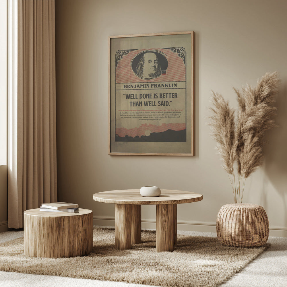 Franklin Print Poster