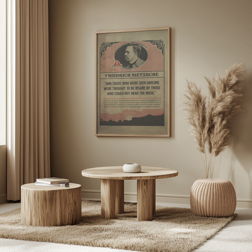 Nietzsche Poster Poster