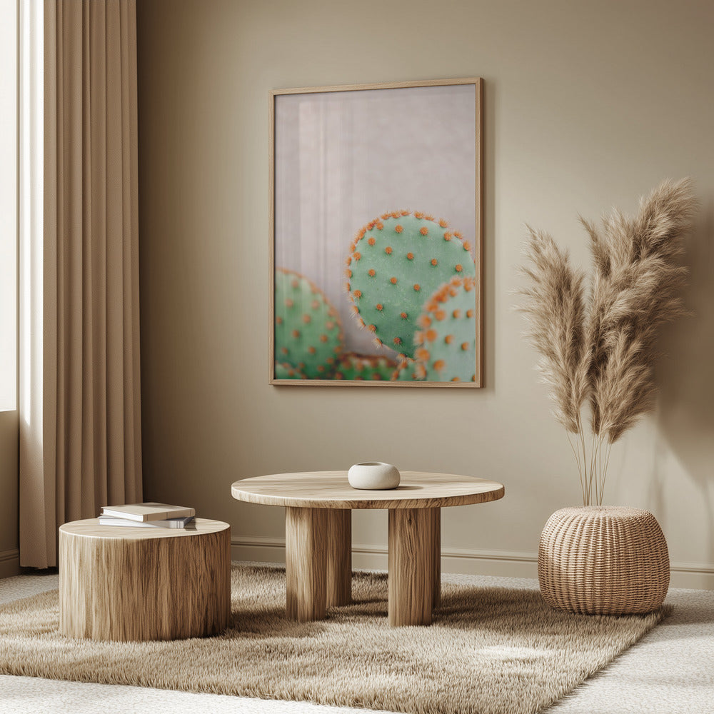 Cacti Pastel Tones Poster