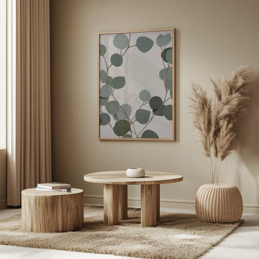 Round Eucalyptus Poster