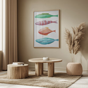 Colorful Fish Poster