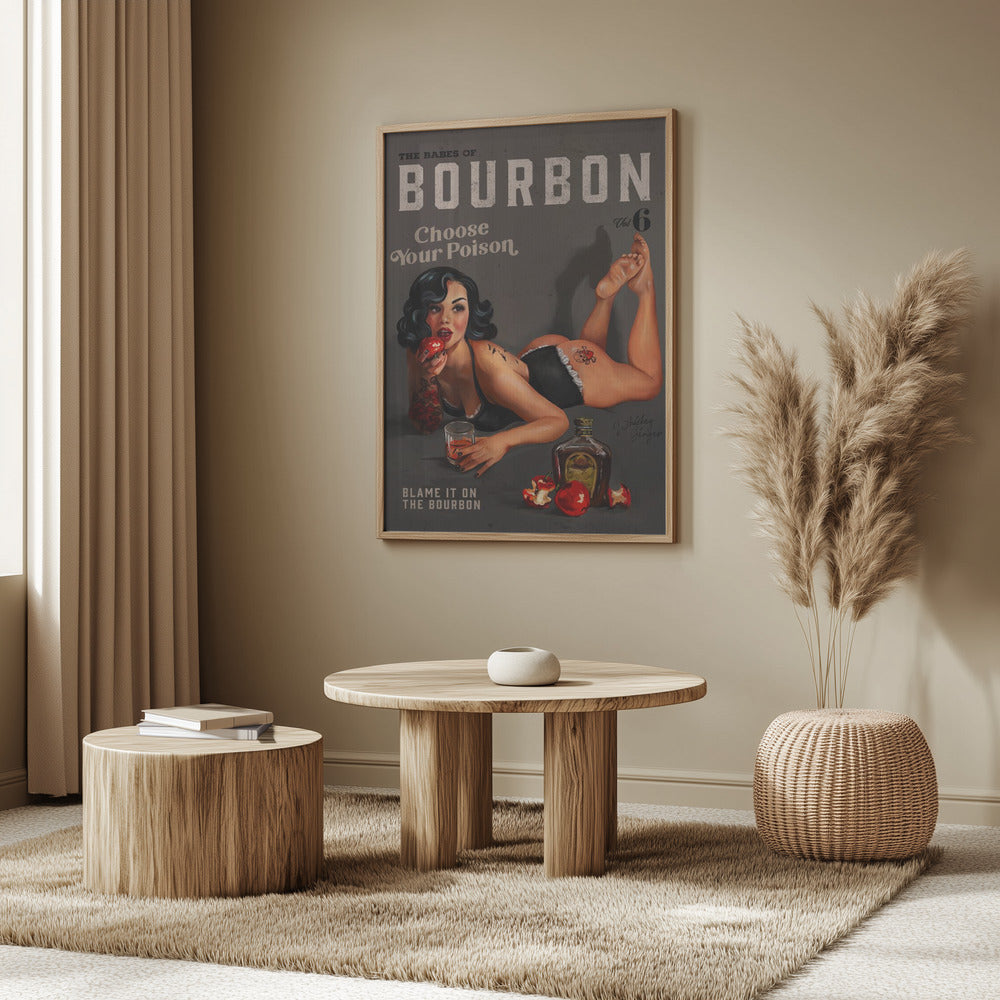 Babes of Bourbon Vol 6 Choose Your Poison Sexy Pinup Poster