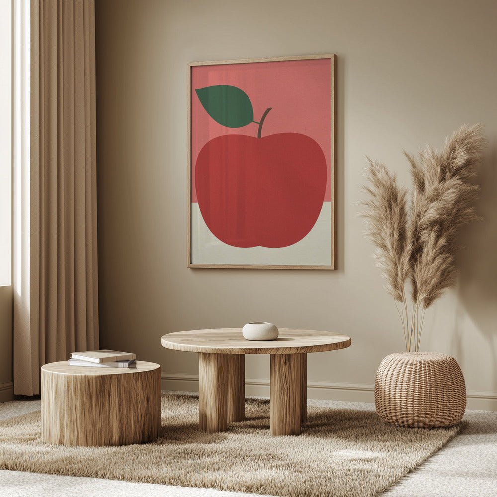 Red Apple Poster