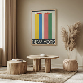 New York Twin Towers Poster