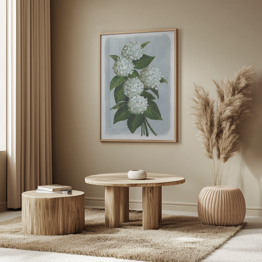 Bluma hydrangea bouquet Poster