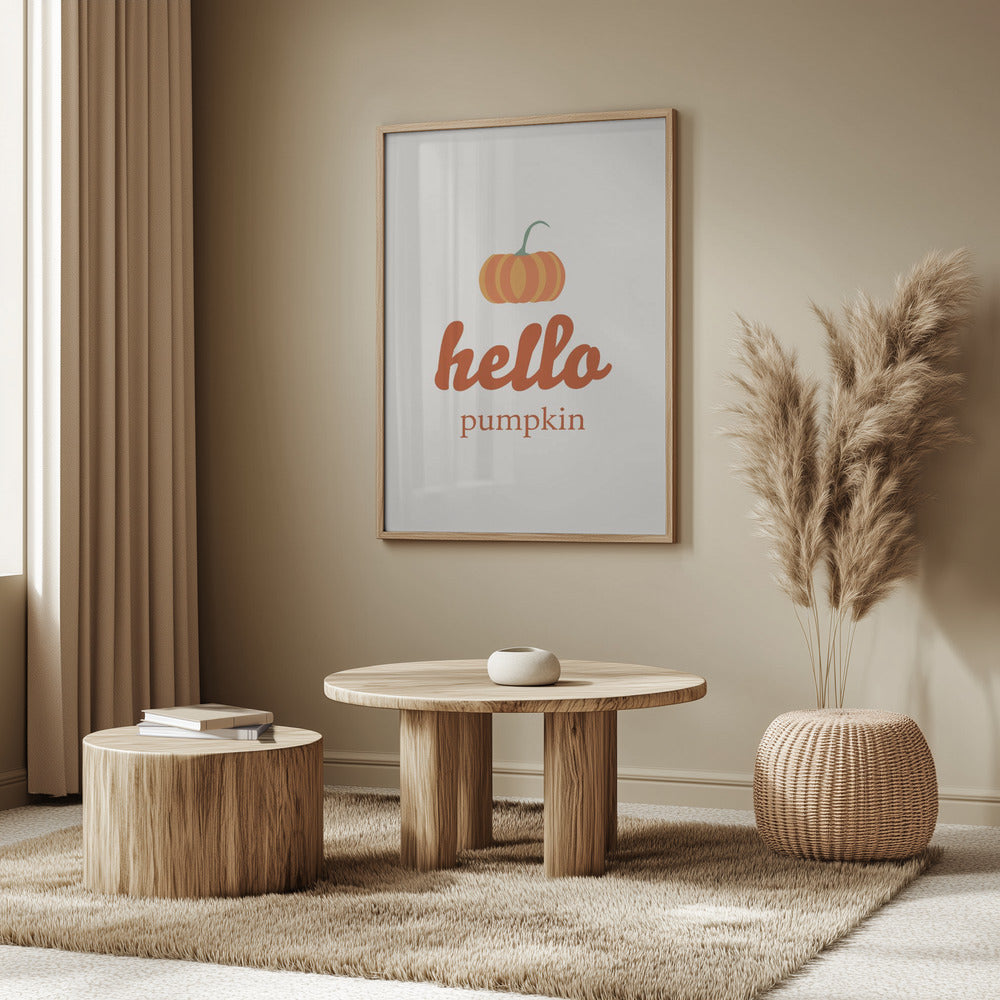 Hello Pumpkin Poster