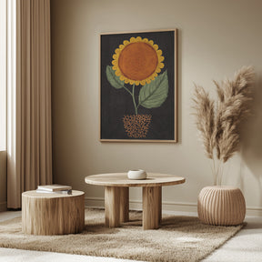 Sunflower Pot Poster