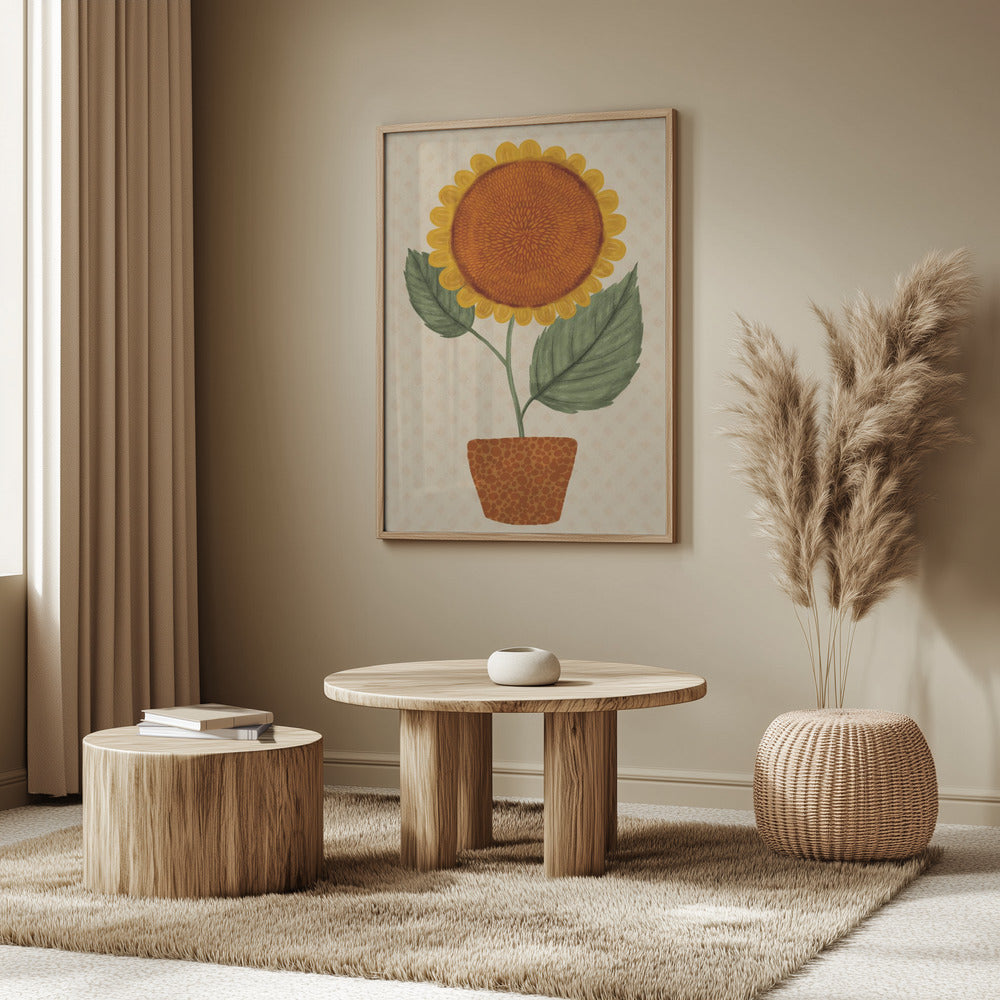 Sunflower Pot Poster