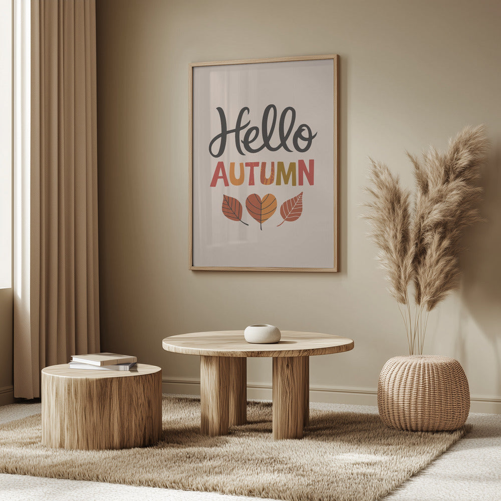 Hello Autumn Poster