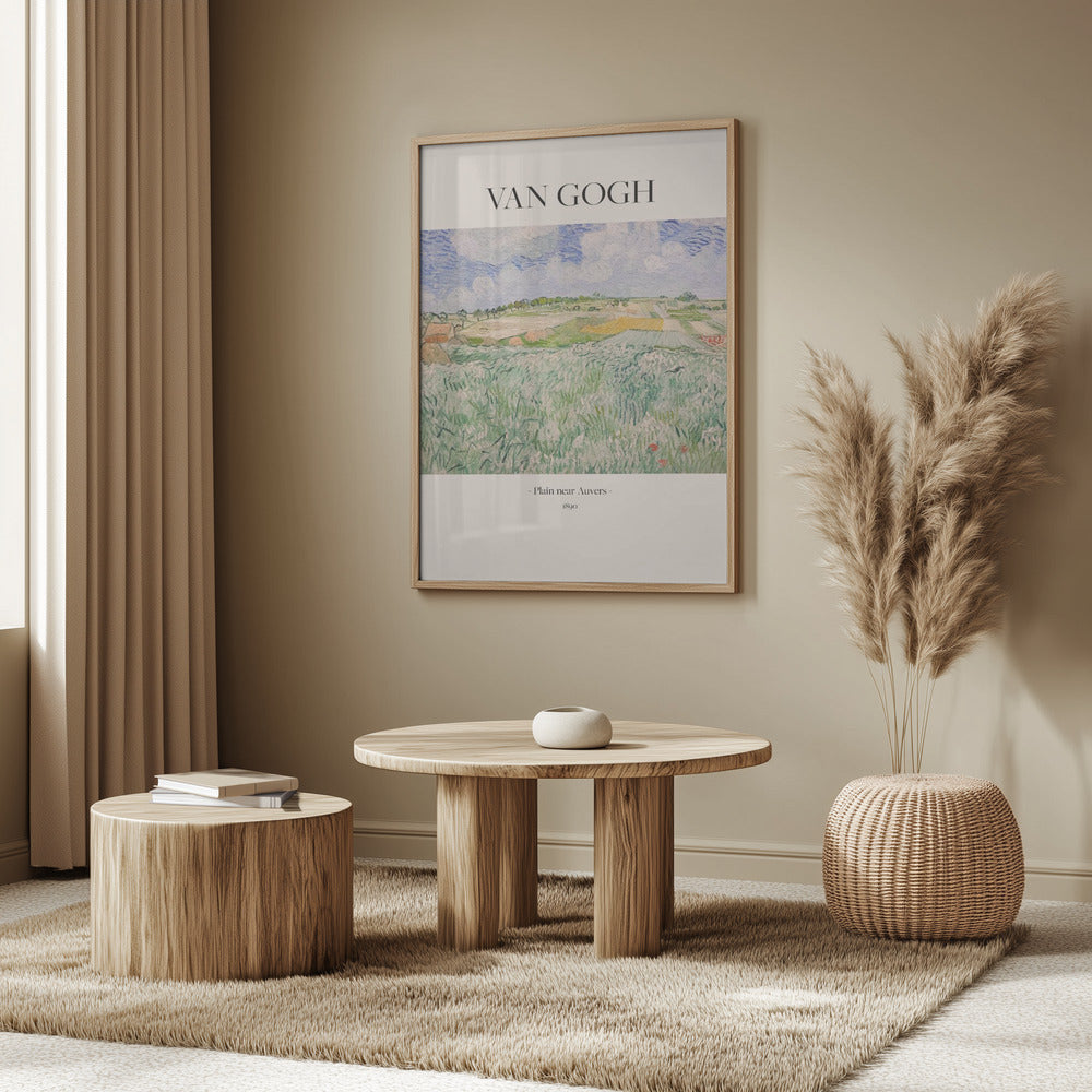 Plain Near Auvers Poster