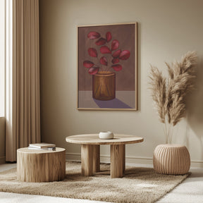 Autumn vase Poster