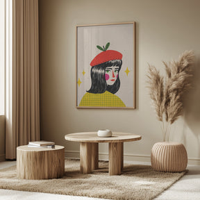 Apple Beret Poster