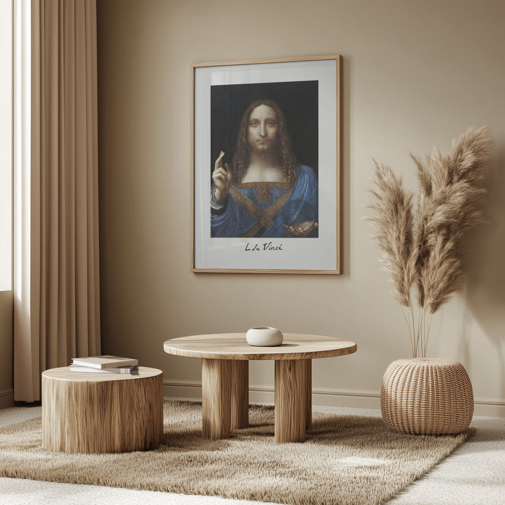 Salvator Mundi (circa 1500) Poster