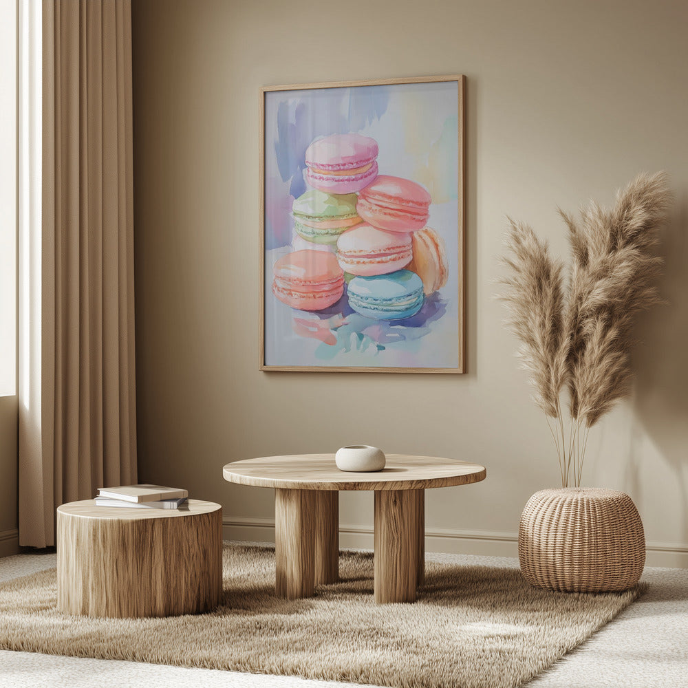 Colorful Macaron Poster