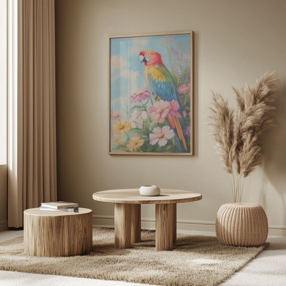 Colorful Parrot Poster