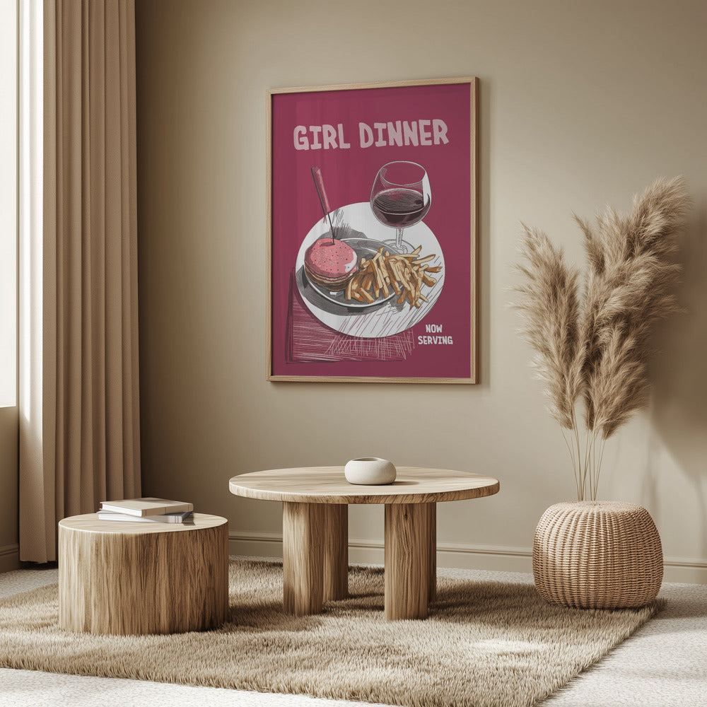 Girl Dinner No 4 Poster