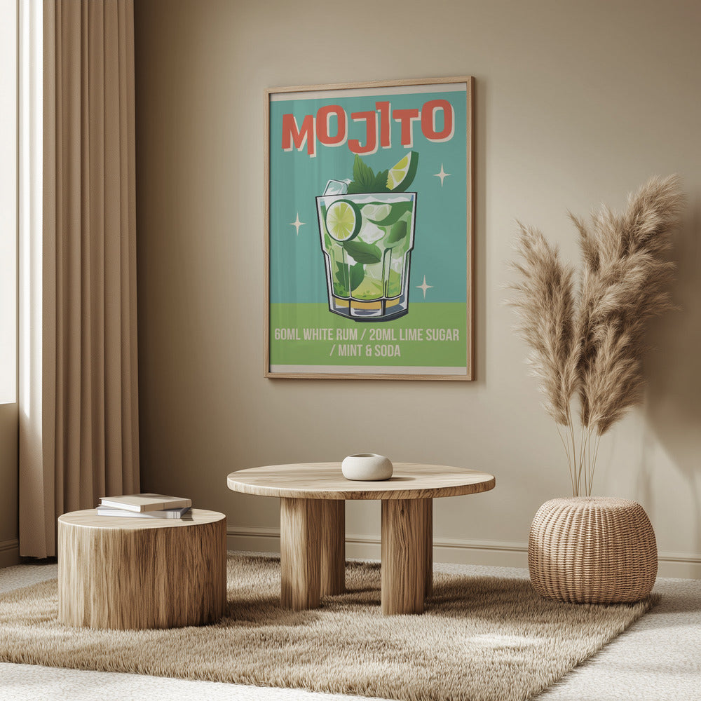 Mojito Cocktail Poster