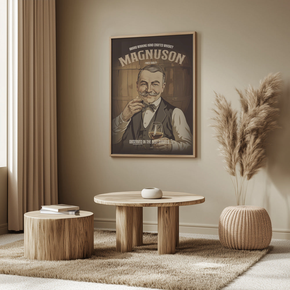 Magnuson Whiskey Poster