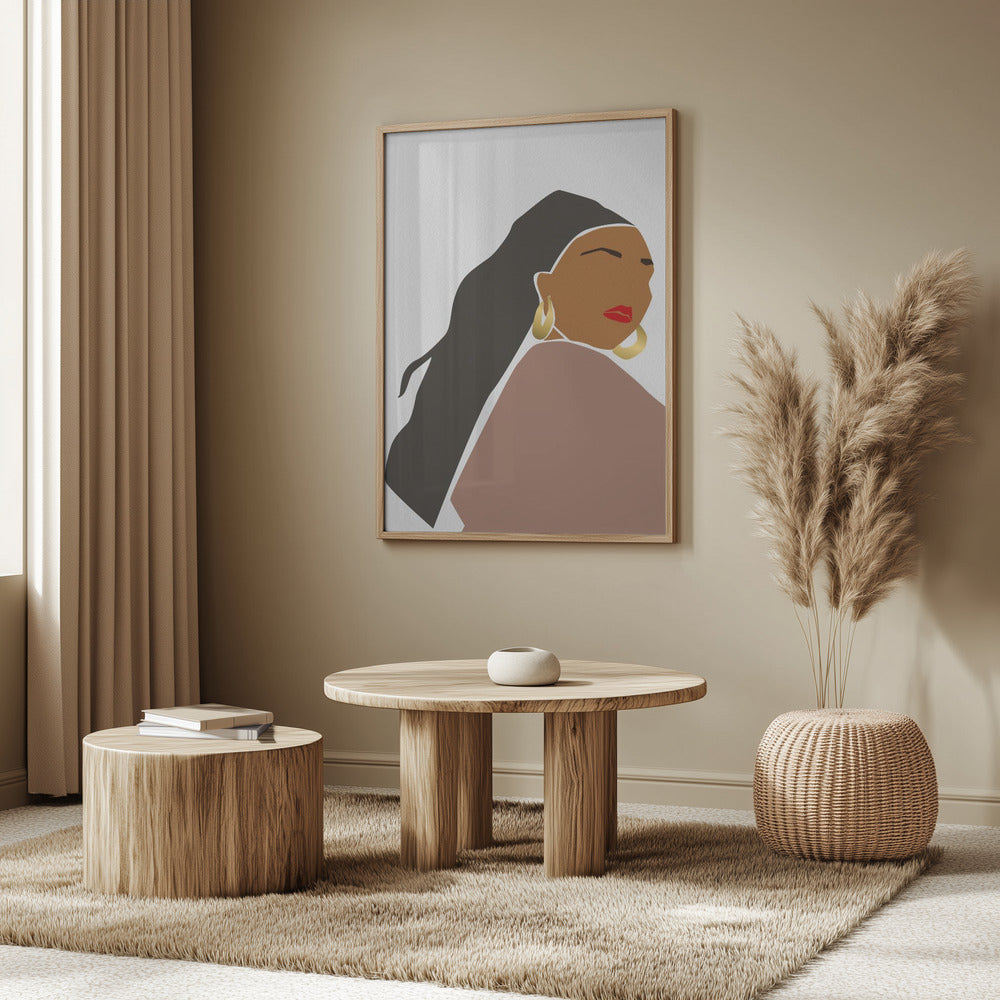 Abstract Portrait Poster