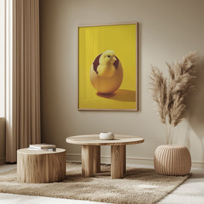 Yellow Chicken Poster