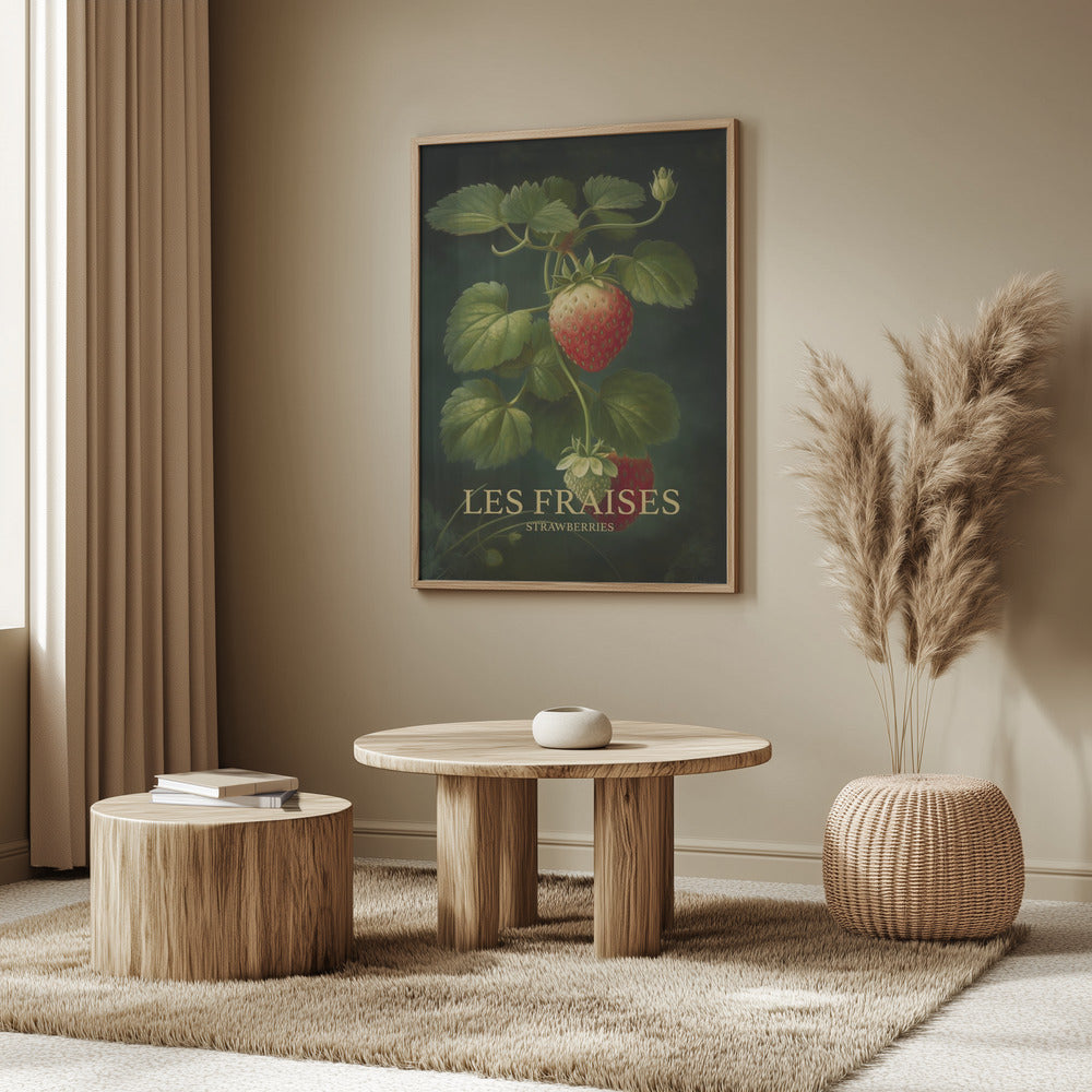 Les Fraises - Strawberries Poster