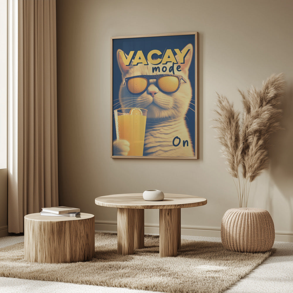 Vacay Mode On Poster