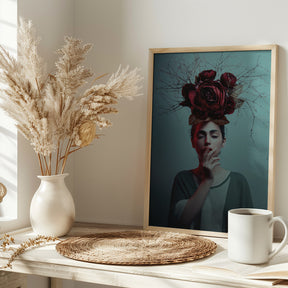 Flower Hat Poster