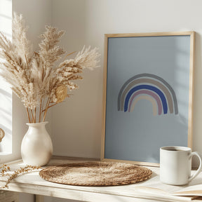 Rainbow Blue Poster