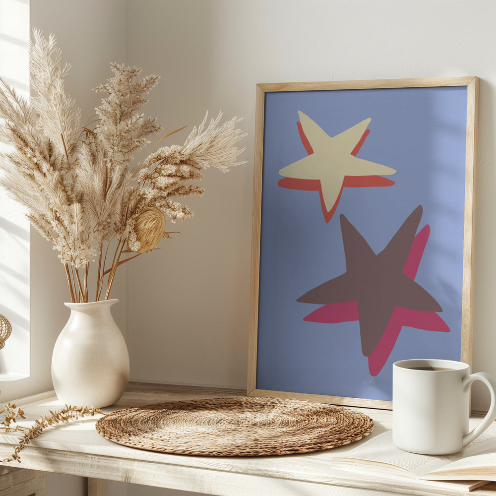 Blue Star Poster