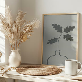 Green Oak Plant Poster