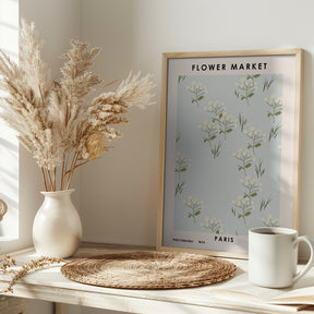 Flower Market Paris Poster