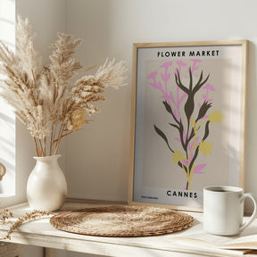 Flower Market Cannes Poster