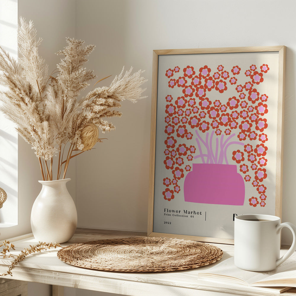 Flower Market. Paris Poster