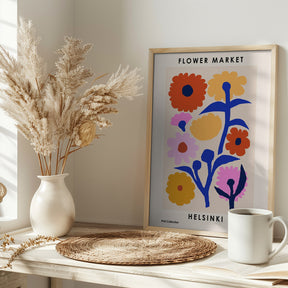 Flower Market. Helsinki Poster