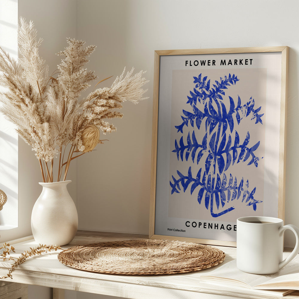 Flower Market. Copenhagen Poster